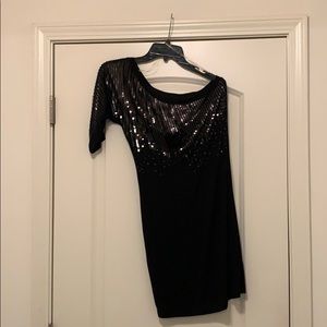 One Shoulder Shirt Dress